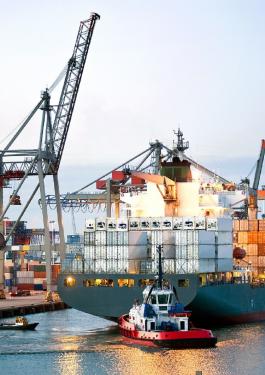 commercio internazionale shipping